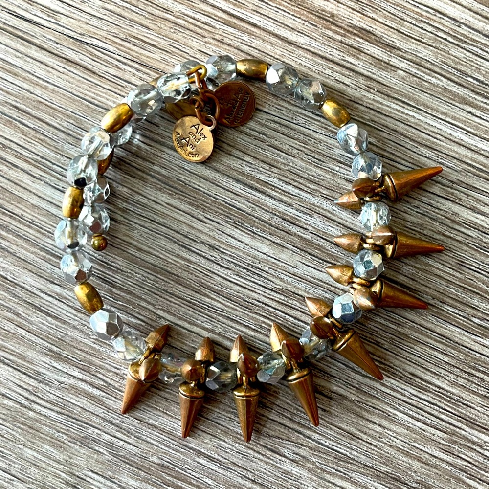 Alex and Ani spike bracelet